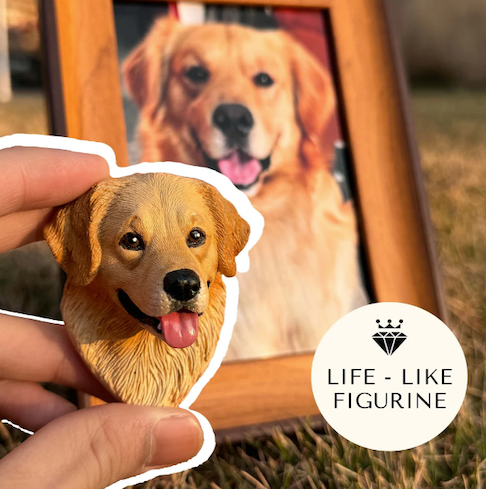 Custom Handmade Pet Head Magnet