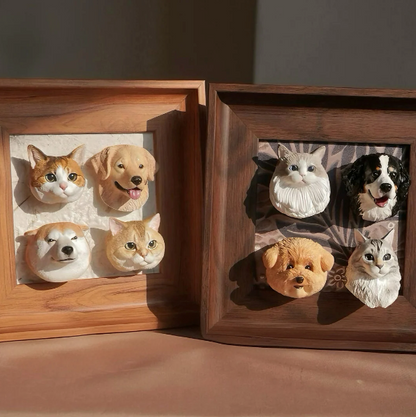 Custom Handmade Pet Head Magnet