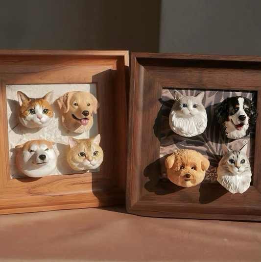 Custom Handmade Pet Head Magnet