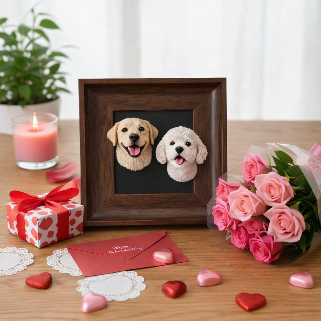 Custom Handmade Pet Head Magnet