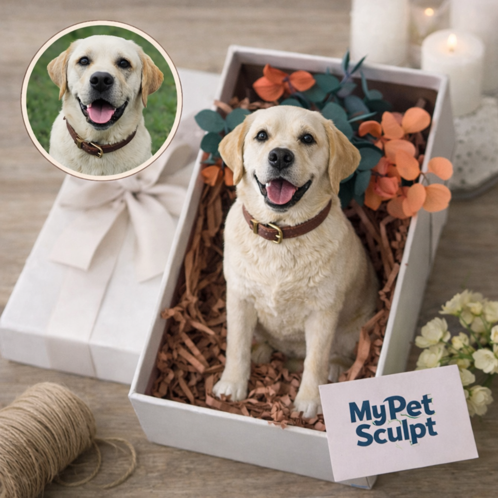 Custom Handmade Pet Sculpture – Full Body