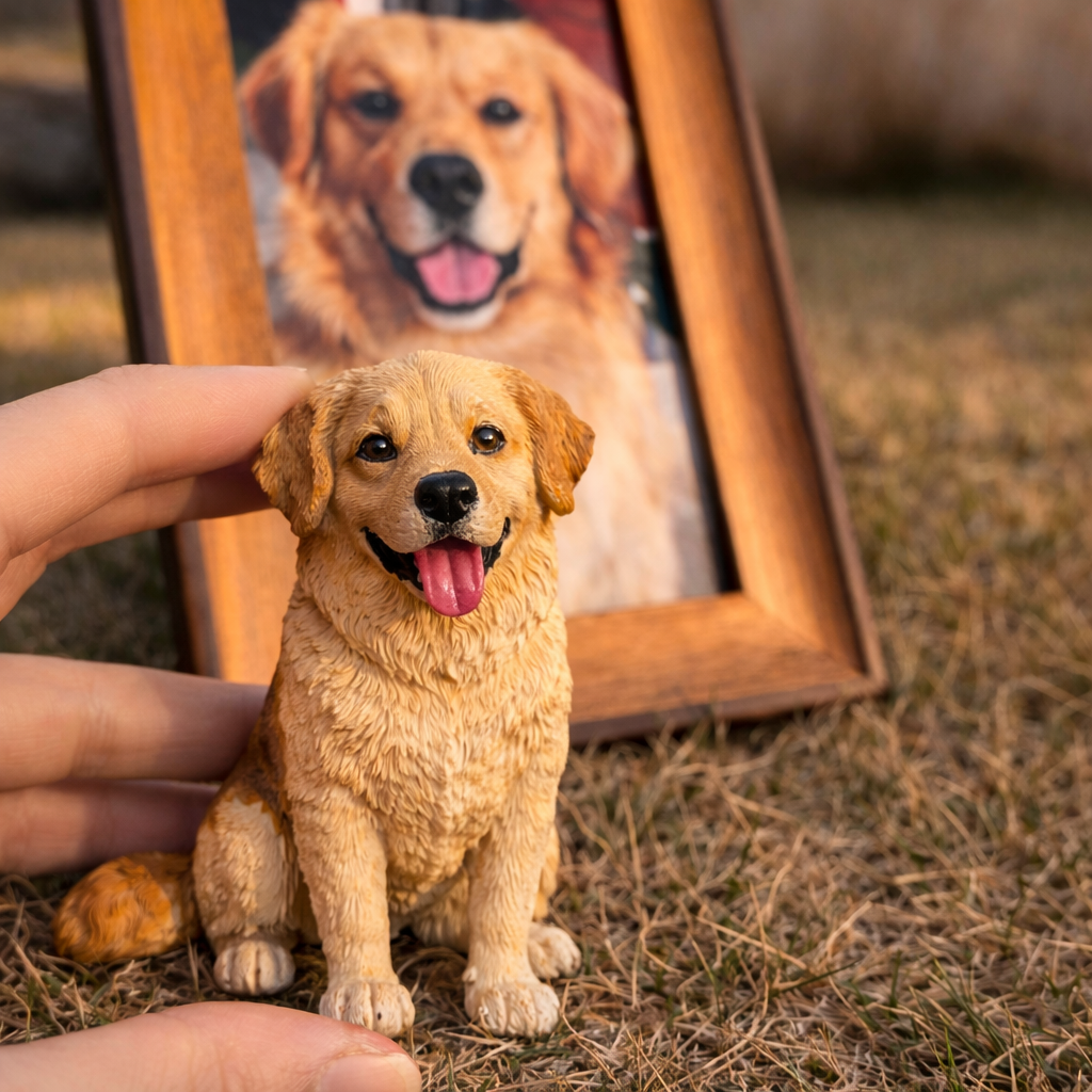 Custom Handmade Pet Sculpture – Full Body