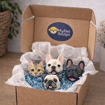 Custom Handmade Pet Head Magnet